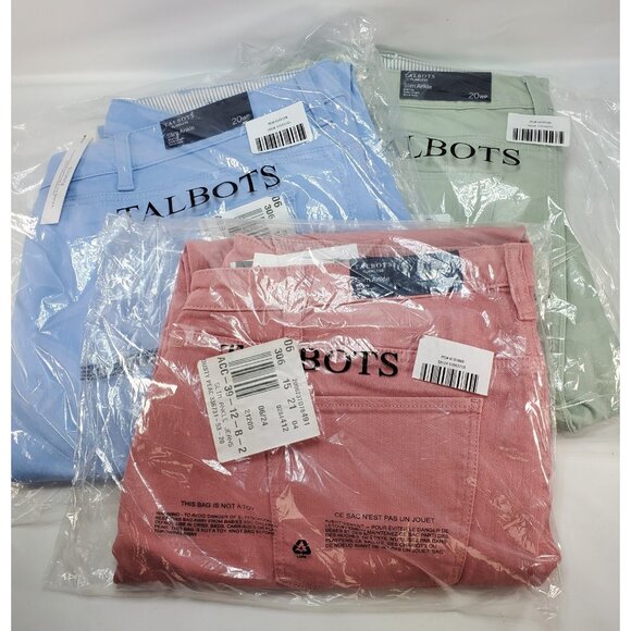 Lot 3 New Talbots Size 20Wp Flawless Slim Ankle High Rise Womens Jeans - Picture 1 of 5